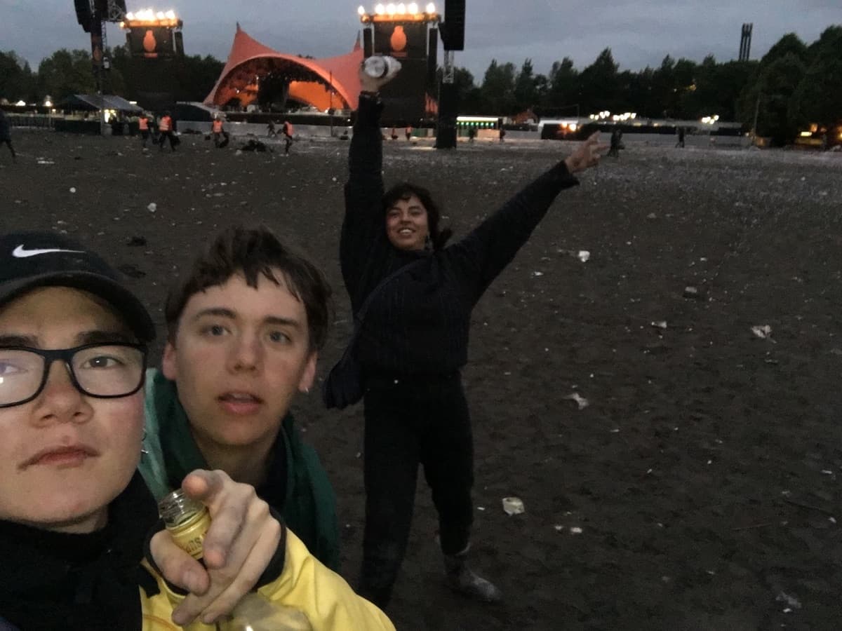 Michael og Cari til koncert